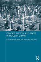 Gender, nation and state in modern Japan /