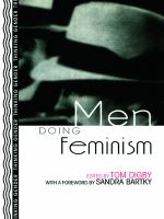 Men doing feminism /
