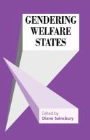 Gendering welfare states /