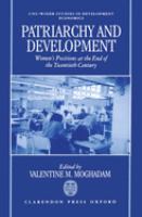 Patriarchy and economic development : women's positions at the end of the twentieth century /