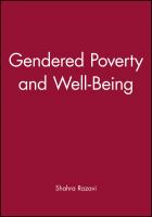 Gendered poverty and well-being /