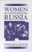 Women in contemporary Russia /