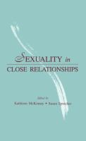Sexuality in close relationships /