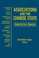 Associations and the Chinese state : contested spaces /