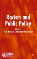 Racism and public policy /