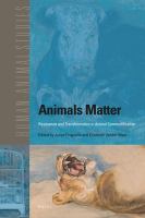 Animals matter : resistance and transformation in animal commodification /