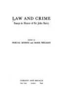 Law and crime : essays in honor of Sir John Barry /