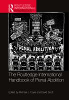 The Routledge international handbook of penal abolition /