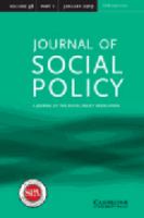 Journal of social policy.