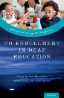 Co-enrollment in deaf education /