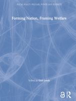 Forming nation, framing welfare /
