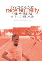 Psychology, race equality, and working with children /