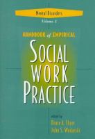 Handbook of empirical social work practice /