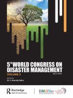 5th World Congress on Disaster Management.