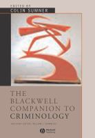The Blackwell companion to criminology /