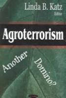 Agroterrorism : another domino? /