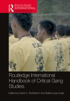 Routledge international handbook of critical gang studies /