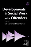 Developments in social work with offenders /