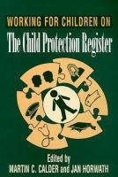 Working for children on the child protection register : an inter-agency practice guide /