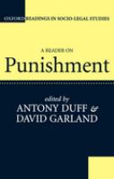 A reader on punishment /