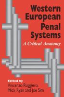 Western European penal systems : a critical anatomy /