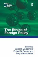 The ethics of foreign policy /