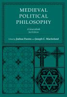 Medieval political philosophy : a sourcebook /