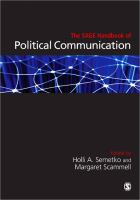 The SAGE handbook of political communication /