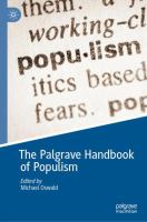 The Palgrave handbook of populism /
