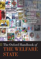 The Oxford handbook of the welfare state /