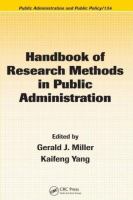 Handbook of research methods in public administration /