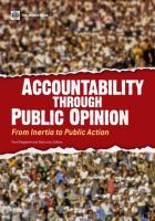 Accountability through public opinion from inertia to public action /