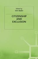 Citizenship and exclusion /