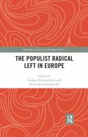 The populist radical left in Europe /