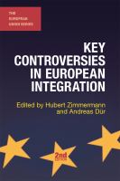 Key controversies in European integration /