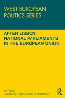 After Lisbon : national parliaments in the European Union /