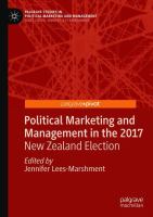 Political marketing and management in the 2017 New Zealand election /