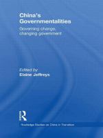 China's governmentalities : governing change, changing government /