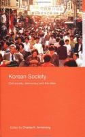 Korean society : civil society, democracy, and the state /