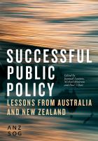 Successful public policy : lessons from Australia and New Zealand /