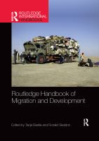 Routledge handbook of migration and development /