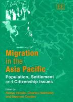 Migration in the Asia Pacific : population, settlement and citizenship issues /