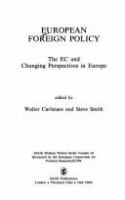 European foreign policy : the EC and changing perspectives in Europe /