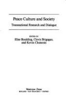 Peace, culture, and society : transnational research and dialogue /