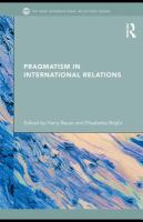 Pragmatism in international relations /