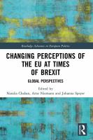 Changing perceptions of the EU at times of Brexit : global perspectives /