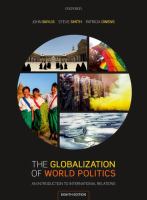 The globalization of world politics : an introduction to international relations /