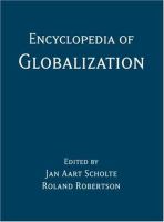 Encyclopedia of globalization /