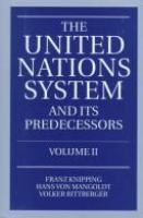 The United Nations system and its predecessors.