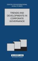 Trends and developments in corporate governance /